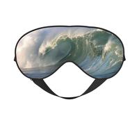 Ocean Wave - Máscara de ojos de doble cara para proteger los ojos