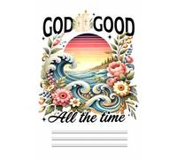 Ocean Waves & Faith Candles Notebook | A Christian Journal for Peaceful Reflection| Daily Notes: Inspirational 6x9" Lined Notebook | 120 Pages | Christian Spiritual Floral Design | boho design