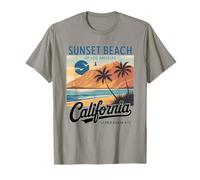 Ocean West Coast Summer Vibes California Beach Retro Camiseta