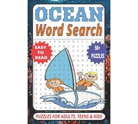 Ocean Word Search Book: Easy to Read Ocean Themed Word Search Puzzles about Sea Activities, Fishes, Marine life & More | 50+ Word Search Puzzles gift for Adults, Teens and Students