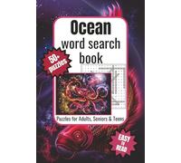 Ocean word search book: Sea Life Word Search Puzzle Book: Word Searches with Easy to Read Print about Sea Life, Sea Terms, Oceans and More | 6x9 ... Gift for Vacations, Holidays and Free Time