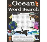 Ocean Word Search Books For Adults: Large print word searches with easy to read letters 1000+ words, sea life and creatures, marine, exploration, ... gift for vacations, holidays and free time