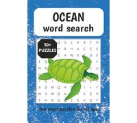 Ocean Word Search: Easy To Read Word Search About The Ocean, Sea Creatures, Beach and More| 6x9 inches, 110 pages| 50+ puzzles...Gift for Vacations and Free Times