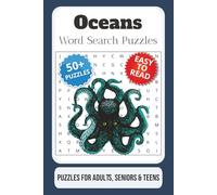 Ocean Word Search Puzzle Book: Word Searches with Easy to Read Print about Oceans, Beaches, Sea Life, and More | 6x9 inches, 110 pages | 50+ puzzles … Gift for Vacations, Holidays and Free Times