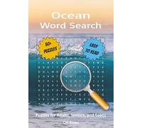 Ocean Word Search Puzzle Book: Word Searches with Easy to Read Print about Oceans, Marine Life, Ocean Life and More | 6x9 inches, 110 pages | 50+ Puzzles…Gifts for Vacations, Holidays, and Free Times