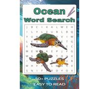 Ocean Word Search Puzzle Book: Word Searches with Easy to Read Print about the Ocean, Marine Life, and More | 6x9 inches | 50+ Puzzles … Gifts for Vacations, Holidays, and Leisure Times