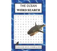 Ocean Word Search Puzzle Book: Word Searches with Easy to Read Print about The Ocean, Sea Animals and More | 6x9 inches, 110 pages | 50+ Puzzles... Gifts for Vacations, Holiday and free Time.