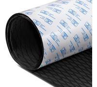 OCEANBROAD Lámina autoadhesiva de espuma EVA para suelo de barco, antideslizante, 244 x 96 cm, con patrón de diamante, para barcos Jon, tabla de surf, SUP, kayak, yate, color negro