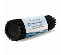 Oceanfoam Ripple Roller - Rodillo de espuma para masaje muscular para dolor de espalda y estiramiento, textura ondulada ergonómica, yoga, atletismo y bienestar, tamaño de viaje, 11 x 3.35 pulgadas,