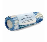 Oceanfoam Royal Marbled Ripple Roller - Rodillo ergonómico de espuma para masaje miofascial para músculos de la espalda, yoga, atletismo, rigidez corporal, ejercicios de estiramiento, entrenador de