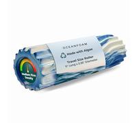 Oceanfoam Royal Marbled Ripple Roller - Rodillo ergonómico de espuma para masaje miofascial para músculos de la espalda, yoga, atletismo, rigidez corporal, ejercicios de estiramiento, entrenador de
