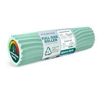 Oceanfoam Seafoam Tidal Roller - Rodillo ergonómico de espuma de masaje miofascial de espalda con textura de onda ancha - Yoga, atletismo, rigidez corporal, estiramiento, ejercicios de equilibrio,