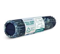 Oceanfoam Tidal Roller - Rodillo de espuma para masaje muscular para dolor de espalda y estiramiento - Estructura de onda ancha - Diseño ergonómico - Yoga y Atletismo - Tamaño completo, 50,8 x 12,7 cm