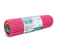 Oceanfoam Tidal Roller - Rodillo de espuma para masaje muscular para dolor de espalda y estiramiento, textura ergonómica de onda ancha, yoga, atletismo y bienestar, tamaño completo, 20 x 5 pulgadas,