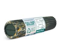 Oceanfoam Tidal Roller - Rodillo de espuma para masaje muscular para dolor de espalda y estiramiento, textura de onda ancha, diseño ergonómico, yoga y atletismo, tamaño completo, 20 x 5 pulgadas,