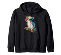 Oceanía - Australia - Nueva Zelanda - Animales - Kookaburra Sudadera con Capucha