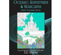 Oceanic Adventures & Seascapes Adult Coloring book