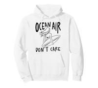 Océano Aire No Importa Surfista Chica Playa Océano Olas Surf Sudadera con Capucha