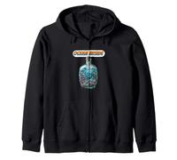 Océano Dentro Botella Arte Vida Marina Espiral Escena Sudadera con Capucha