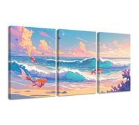 Océano DIY 5D Kit de Pintura de Diamante Completo para Adultos 50x70cm, carpa koi Diamond Painting Redondo Mosaico Rhinestone de Punto de Cruz Arte Manualidades Decor de Pared del Hogar 2S-1082