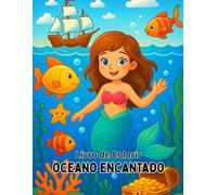 Oceano Encantado: Livro de colorir