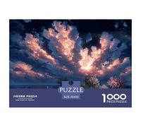 Océano Nocturno mágico Puzzles 1000 Piezas Juego De Reto Juguete Adultos Y Más De 12 Años Juego De Puzzle Reto Educativo Diversión Interactiva Regalo Decoración Hogar 70x50cm/1000pcs