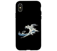 Océano Onda Dragón Onda Asiática Tsunami Tormenta Arte Carcasa para iPhone X/XS