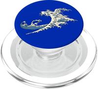 Océano Onda Dragón Onda Asiática Tsunami Tormenta Arte PopSockets PopGrip para MagSafe