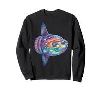 Océano Sunfish Mola Mola Peces Abstracto Arte Sudadera