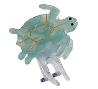 Océano Tema Tortuga Marina Pinza para el Cabello para Niñas Acido Acético Pinza para el Cabello Antideslizante Pinza para el Cabello Mujer Moldeador de Cabello
