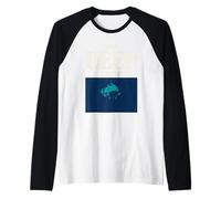 Oceanografía Ciencias Marinas Oceanógrafo Deep Sea Camiseta Manga Raglan