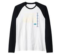 Oceanografía Ciencias Marinas Oceanógrafo Deep Sea Camiseta Manga Raglan