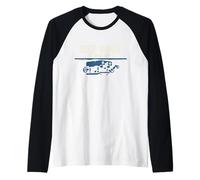 Oceanografía Ciencias Marinas Oceanógrafo Deep Sea Camiseta Manga Raglan