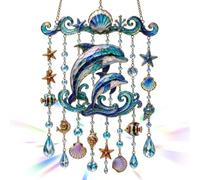 Oceans Animal Sun Catching Wind Chimes - Colorful Patio Decorations