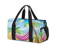 Oceans Beach Palm Trees - Bolsas deportivas para niños, niñas, mujeres, hombres, para fin de semana, para viajes, gimnasio, uso casual