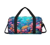 Oceans Sea Submarine World - Bolsa deportiva con compartimento para zapatos, bolsa de fin de semana, bolsa de viaje para el gimnasio, organizador de equipaje para mujeres, hombres, niños y niñas