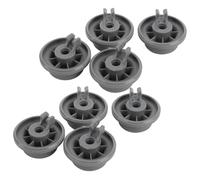 Oceanside Confezione da 8 Ruote per Lavastoviglie, Ruote in Plastica per Cestello Inferiore per Lavastoviglie, Rullo di Ricambio per Cestello per 165314, 420198, 00420198