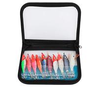 oceanside Señuelos De Pesca, 10PCS Cebo De Camarón Cebos Blandos De Silicona Artificial Aguja De Calamar Señuelo Artificial Accesorio De Pesca