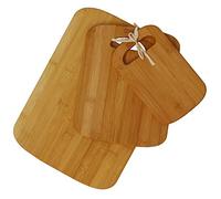 Oceanstar 3-Piece Bamboo Cutting Board Set, Natural