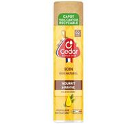 O'Cedar - Limpiador nutritivo de madera - incoloro - Parquet y muebles - Eliminador de polvo - Parquet y muebles - Perfume aceite de cedro natural - Fabricado en Francia - Aerosol 250 ml