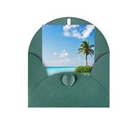 OCELIO Beautiful Island In The Sea - Tarjetas de felicitación para todas las ocasiones, tarjetas de aniversario, tarjetas de agradecimiento, tarjetas de boda, tarjetas de amistad, tarjetas de regalo