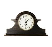 OCEST Reloj Vintage de repisa Estilo rústico - 33 x 18 cm, Acabado Dorado de Cuarzo, Funciona con Pilas, decoración clásica contemporánea de Escritorio y Estante para Sala de Estar, Oficina, Mesa de