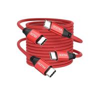 Ocetea USB C to USB C Charger Cable 60W, Type C Charger Cable Fast Charging Lead Compatible with iPhone 15/15 Pro/15 Pro Max, MacBook Pro, iPad Pro, Galaxy S23 S22 Ultra, Pixel [3M]