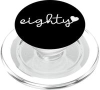 Ochenta, 80 años, Lindo para Mujeres para su 80 cumpleaños PopSockets PopGrip para MagSafe