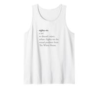 Ochenta y Seis Diccionario Definición Activista Político Diseño Camiseta sin Mangas