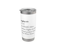 Ochenta y seis diccionario Definición Activista Político Diseño Vaso térmico de acero inoxidable de doble pared
