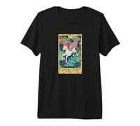 Ocho de Espadas Tarot Pegasus Rainbow Fantasy Magic Gift Camiseta Premium