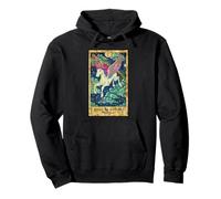 Ocho de Espadas Tarot Pegasus Rainbow Fantasy Magic Gift Sudadera con Capucha