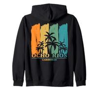 Ocho Rios Jamaica Caribe Palmeras Playa Descanso Souvenir Sudadera con Capucha