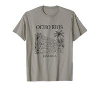 Ocho Rios Jamaica Minimalist City Skyline Travel Souvenir Camiseta